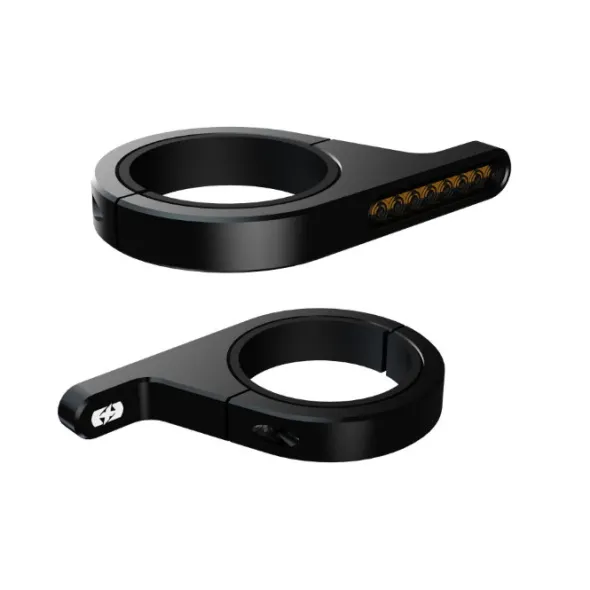 MC Blinklys sæt – Oxford DarkTurner Sequential Fork Mounted Indicators EL367