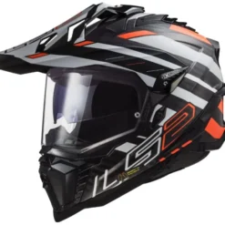 MC-Enduro-/ADV-hjelm – LS2 MX701 Explorer C Edge BL Fluo/Orange