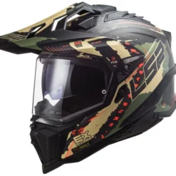MC-Enduro-/ADV-hjelm – LS2 MX701 Explorer C Extend Matt Green