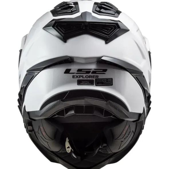 MC-Enduro-/ADV-hjelm – LS2 MX701 Explorer Solid White