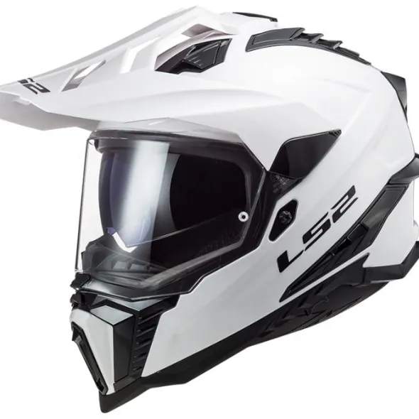 MC-Enduro-/ADV-hjelm – LS2 MX701 Explorer Solid White
