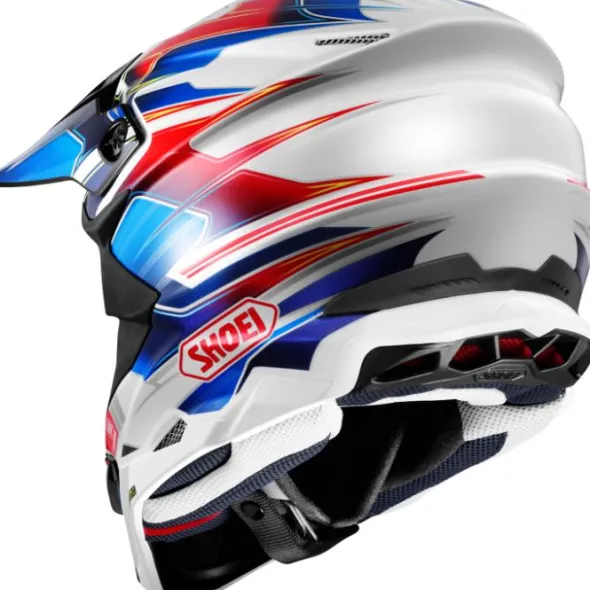 MC-Enduro-/ADV-hjelm – Shoei VFX-WR 06 Sparkle TC-10