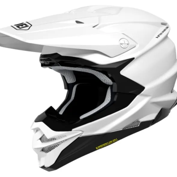 MC-Enduro-/ADV-hjelm – Shoei VFX-WR 06 Blank Hvid