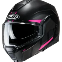 MC Flip Up hjelm – HJC I100 Beis MC8SF Sort/Pink