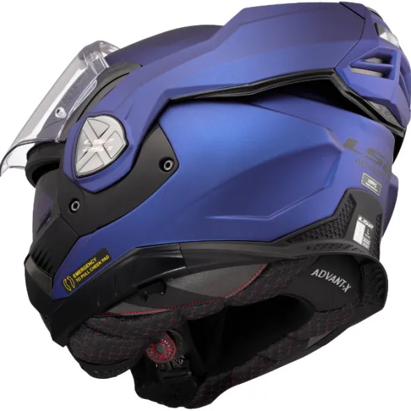 MC Flip Up hjelm – LS2 Advant X Solid Navy Blue