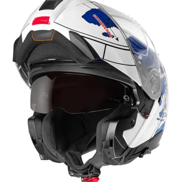 MC Flip Up hjelm – Schuberth C5 Globe Blue