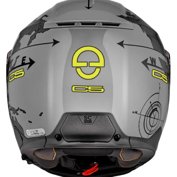 MC Flip Up hjelm – Schuberth C5 Globe Grey