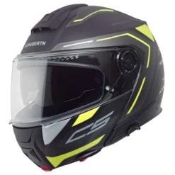 MC Flip Up hjelm – Schuberth C5 Omega Yellow