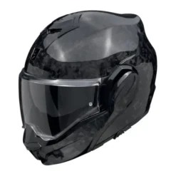 MC Flip Up Hjelm – Scorpion EXO-Tech Evo Onyx Carbon