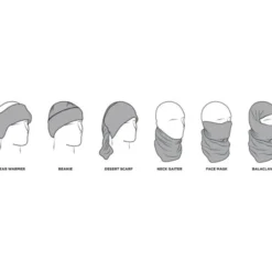 MC-Halsrør – Zan Headgear Motley Tube Fleece Sort