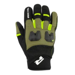 MC Handsker – Richa Monaco Mesh Sort/Olive/Fluo