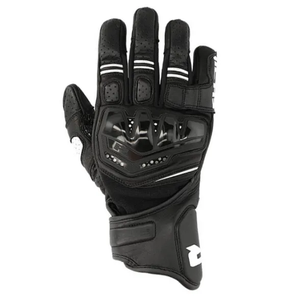 MC Handsker – Stradale Stealth Sort/Hvid