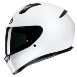 MC-hjelm fullface – HJC C10 White
