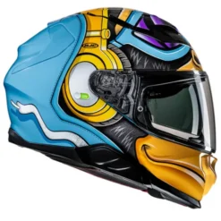 MC-hjelm fullface – HJC F71 Monkey DJ