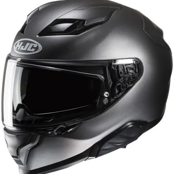 MC-hjelm fullface – HJC F71 Semi Flat Titanium