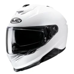 MC-hjelm fullface – HJC I71 Semi Flat Pearl White