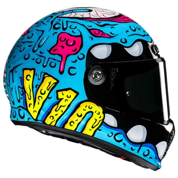 MC-hjelm fullface – HJC V10 Squeeze MC28