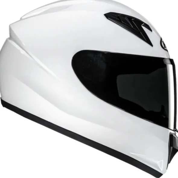 MC-hjelm fullface – HJC Y10 Pearl White