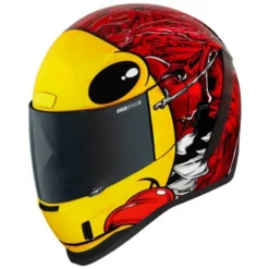 MC-hjelm fullface – Icon Airform Brozak MIPS Rød 22.06