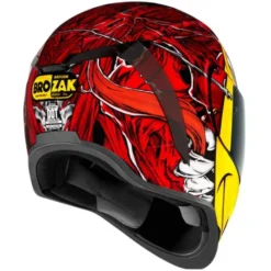MC-hjelm fullface – Icon Airform Brozak MIPS Rød 22.06