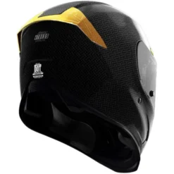 MC-hjelm fullface – Icon Airframe Pro Carbon 4Tress Gul 22.06