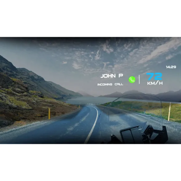 MC-hjelm fullface – Shoei GT-Air 3 Visor Head-Up Display
