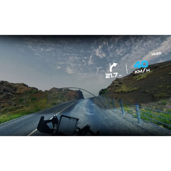 MC-hjelm fullface – Shoei GT-Air 3 Visor Head-Up Display