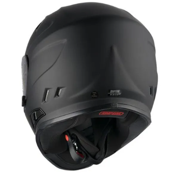 MC-hjelm fullface – Simpson Venom Matsort 22.05