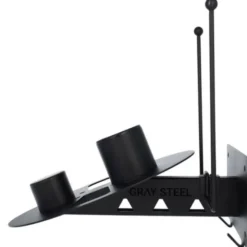 MC-Hjelmholder – Gray Steel X7 Hjelm- og Udstyrsholder Mat Sort