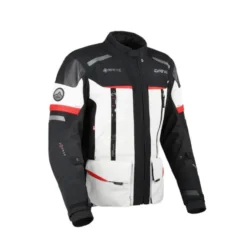 MC-Jakke – Dane Bornholm Gore-Tex Pro Sort/Rød/Grå