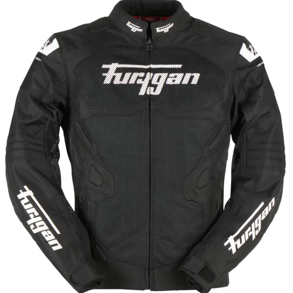 MC-Jakke – Furygan Atom Vented Evo Sort/Hvid