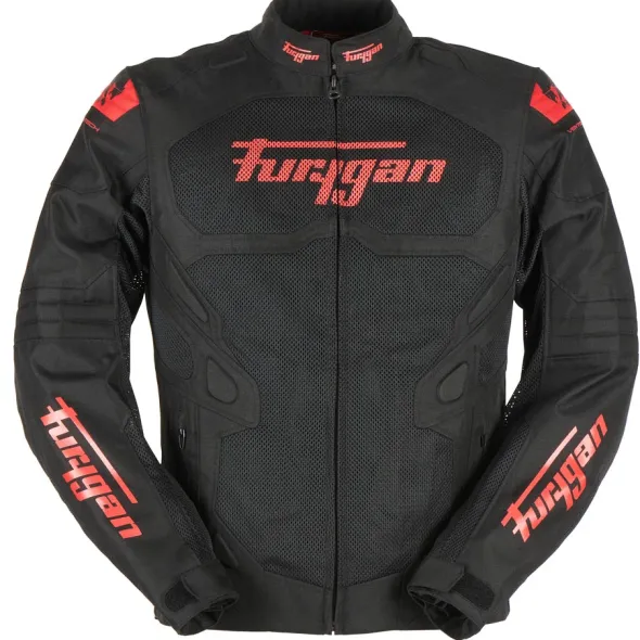 MC-Jakke – Furygan Atom Vented Evo Sort/Rød