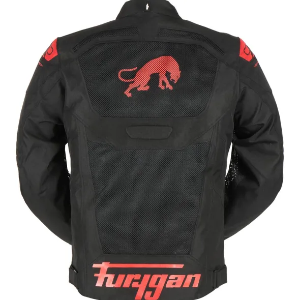 MC-Jakke – Furygan Atom Vented Evo Sort/Rød