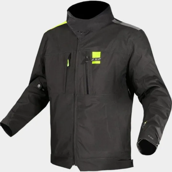 MC-Jakke – LS2 Titanium Sort/Fluo