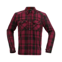 MC-Jakke – Richa Forest Shirt Sort/Burgundy