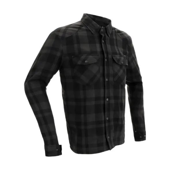 MC-Jakke – Richa Forest Shirt Sort/Mørkegrå