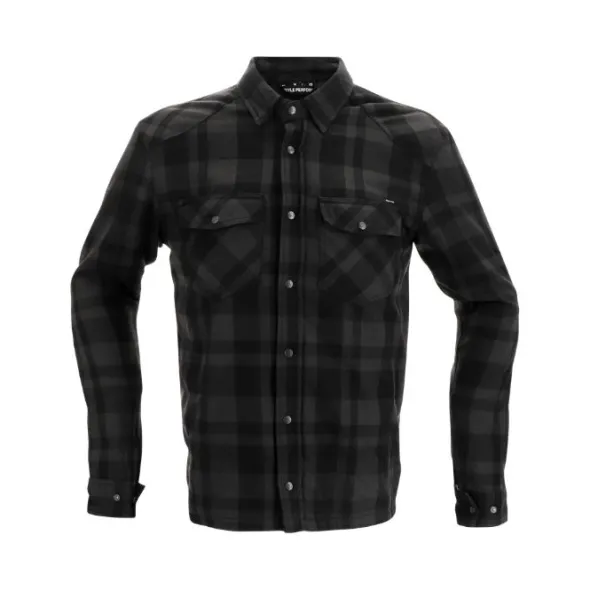 MC-Jakke – Richa Forest Shirt Sort/Mørkegrå