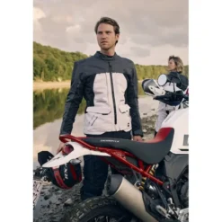 MC-Jakke – Richa Infinity 3 Adventure Grå/Hvid