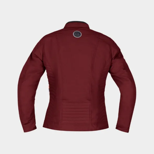 MC-jakke – Richa Lausanne Textile WP Burgundy