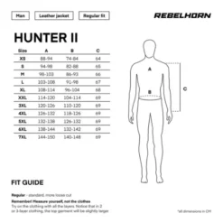 MC-Læderjakke – Rebelhorn Hunter 2 Brun