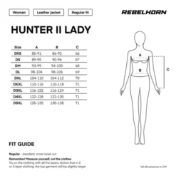 MC-Læderjakke – Rebelhorn Hunter 2 Damejakke Brun