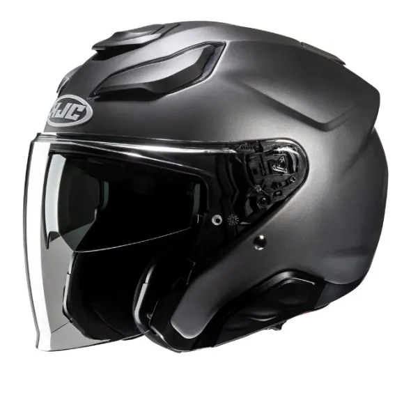MC-Pilothjelm – HJC F31 Semi Flat Titanium