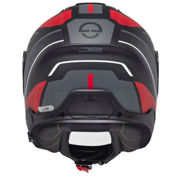 MC-Pilothjelm – Schuberth J2 Sigma Red