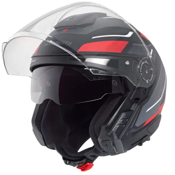 MC-Pilothjelm – Schuberth J2 Sigma Red
