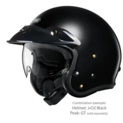 MC-Pilothjelm – Shoei J.O2 Black