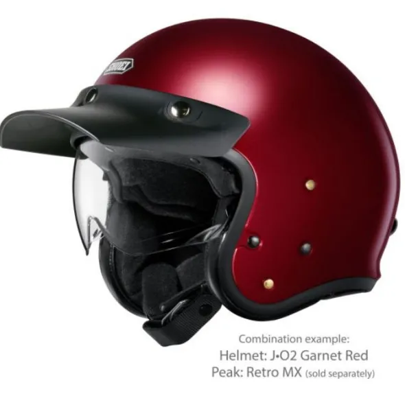 MC-Pilothjelm – Shoei J.O2 Garnet Metallic