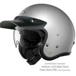 MC-Pilothjelm – Shoei J.O2 Matt Light Silver