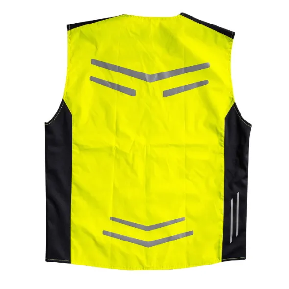 MC-Refleksvest – Rusty Stitches Safety Vest Stewart Yellow Fluo