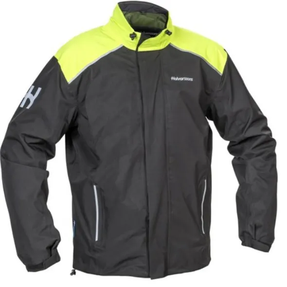 MC-Regnjakke – Halvarssons Bofallet sort/fluo