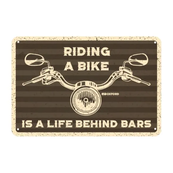 MC-Skilte – Oxford Garageskilt – Riding A Bike OX374